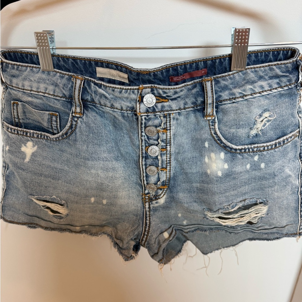 Pilcro button-up shorts